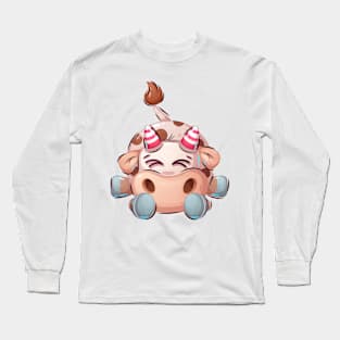 Cute Cow Long Sleeve T-Shirt